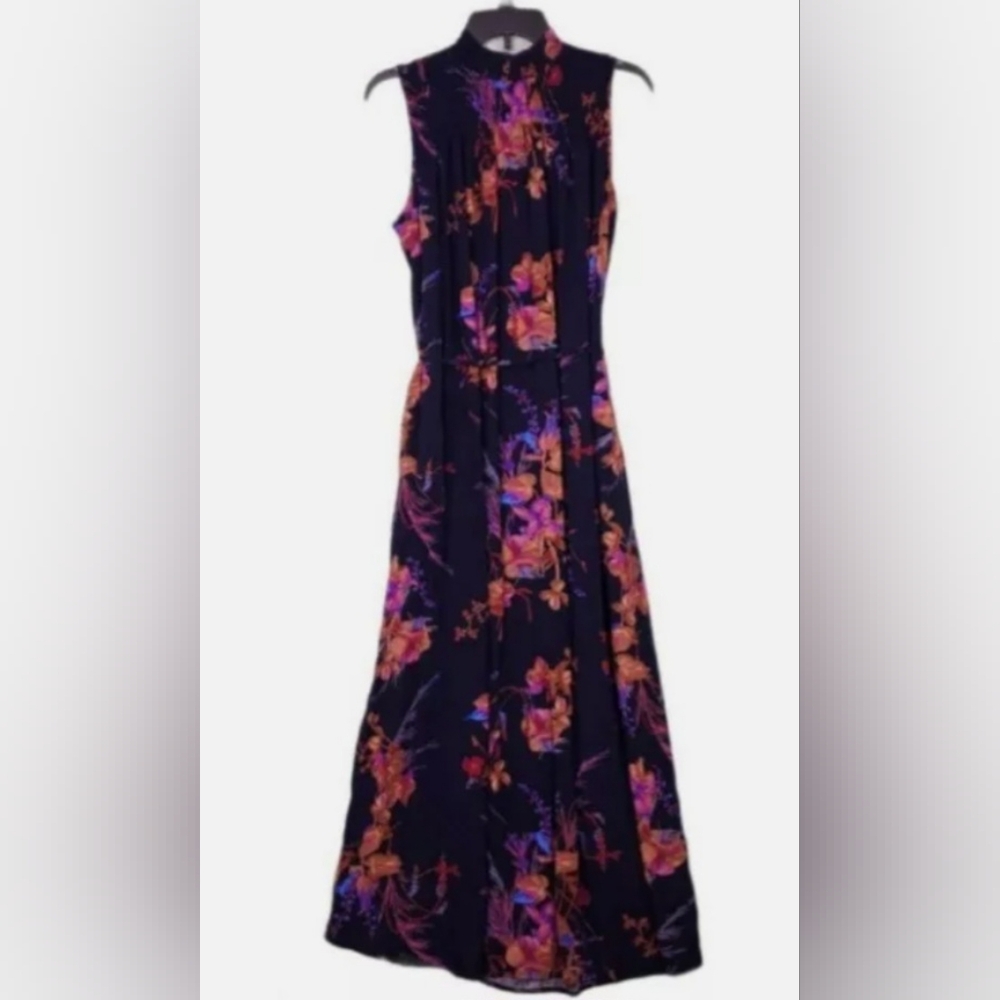 Floral Sleeveless Maxi Dress